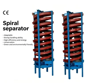 Mining Spiral Separator Gravity Separation Equipment for Mineral Processing Energy Efficient CE Certified Trusted Supplier