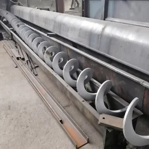 Mining Stainless Steel Spiral Conveyor 13t h 5.5kw Single Double Shaft and Shaftless Screw Conveyer