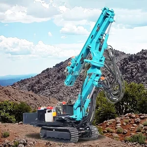 Mining Suitable All Directions Drill Machine Efficient Powerful Torque Pneumatic Tunnel Blasting Drilling Rig
