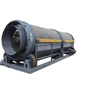 Mining Trommel Screen Rotary Drum Sieve 50-200TPH Capacity 3-100mm Screen Mesh for Ore Coal Gold Washing