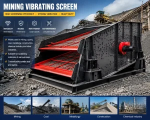 Mining Vibrating Screen Gold Separator Machine for Gold Mining Ore Screening Equipment