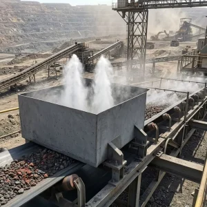 Mist Cannon Dust Suppression System for Asphalt Plant Cold Aggregate Feeder Loading Dust Control with Water Mist Fog Cannon
