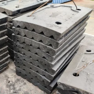 Mn13 Mn18 Corrugated Ball Mill Liner Wave Shape Grinding Machine Liners Ore Mineral Milling Wear Cast Spare Parts