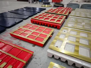 Mn18Cr2 Forged Super Wear Resistant Jaw Plate Jaw Crusher Fixed Movable Parts High Hardness Ore Mining