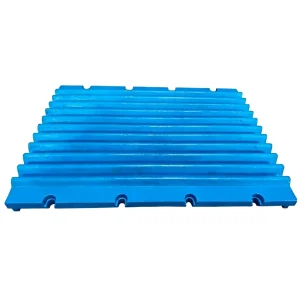 Mn18Cr2 High Manganese Steel Fixed Moving Jaw Crusher Plates Casting Wear Resistant Jaw Plate for Rock Crusher Spare Parts