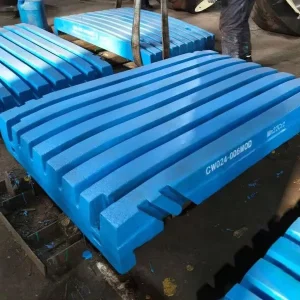 Mn18Cr2 High Manganese Steel Jaw Crusher Plates Wear Resistant Casting Jaw Plate Replacement Ore Mining Construction Rock