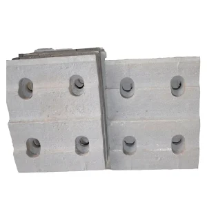 Mn18Cr2 Jaw Crusher Cheek Plate Side Guard Liner Casting Wear Parts Custom for Quarry Crusher Machine
