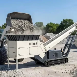 Mobile Belt Conveyor With Feeder Track Stacker Mining Equipment Quick Change Drum
