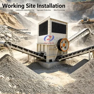 Mobile Box Crusher 10-100t/h Portable Hammer Type Limestone Rock Crusher with Wheels Trailer Mounted Quick Setup