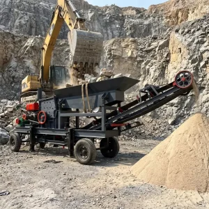 Mobile Box Crusher No Foundation Needed Dual Power Diesel & Electric Portable Sand Making Station Hammer Crusher Stone Crusher