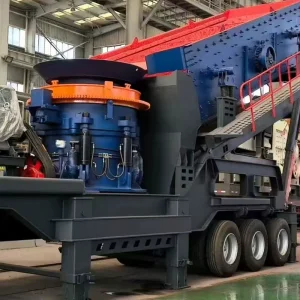 Mobile Cone Crusher Plant Portable Rock Crushing Equipment for Hard Stone Granite Basalt Mining