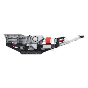 Mobile Crawler Construction Waste Jaw Crusher Tracked Mobile Steel Shredder Rock Crusher