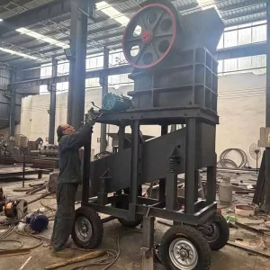 Mobile Crawler Jaw Crushing Station Energy Saving Tracked Primary Crusher Stable Running Ore Rock Stone Crushing Machinery