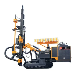 Mobile Crawler Surface Mining Machinery Diesel Powered Hydraulic DTH Drilling Rig for Gold Mining