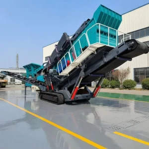 Mobile Crawler Vibrating Screen 1800*700 Screening Plant 2/3 Layers Portable Stone Sieving Machine For Aggregate Grading