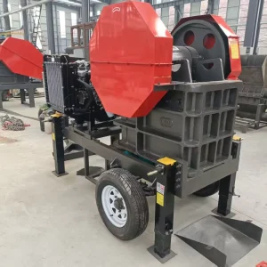 Mobile Crushers for Primary Crushing and Screening of Raw Gold Ore