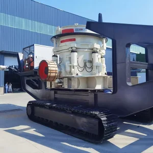 Mobile Crushing Screening Track Mounted Crusher Unit Plant 60-130t/h Capacity Motor Gear Mining Industry