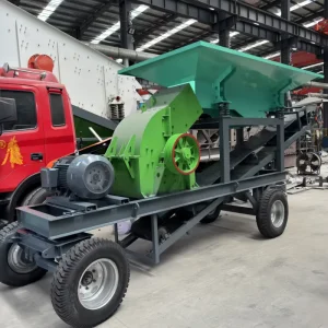 Mobile Crushing and Screening Combination Machine for Coarse Crushing of Large-Chunk Ore