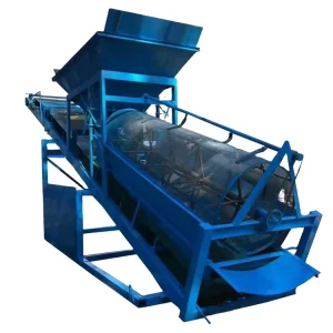 Mobile Gold Mining Equipment Trommel Screen Vibrating Rotary for Ore Motor Gearbox Pump Gold Washing Plant