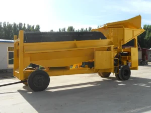 Mobile Gold Mining Trommel High Rigidity Bearing & Pump Gold Ore Dressing & Prospecting Equipment River Channel Mining