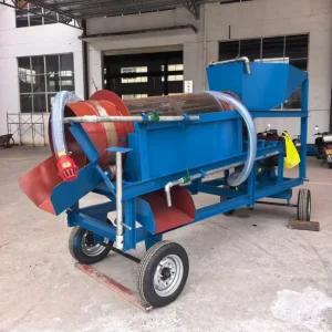 Mobile Gold Washing Plant Drum Screen Concentrator Sand Mineral Processing Gold Sand Stone Separation Equipment Fully Automatic