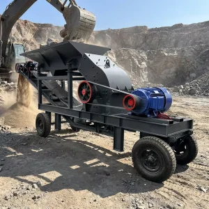 Mobile Hammer Crusher Diesel Engine Powered Portable Stone Rock Crushing Plant Factory Direct Jaw Crusher