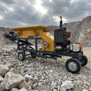 Mobile Hammer Crusher for 0-5mm Fine Sand Making Stone Crushing Station CE Authentication