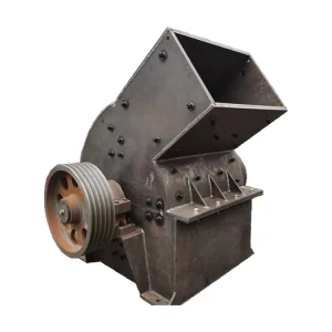 Mobile Hammer Crusher for Gypsum Coke Crushing Plant Machine with Conveyor AC Motor Gearbox