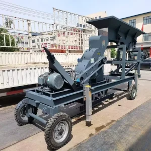 Mobile High moisture Material Crusher screenless Two stage Rotor Crusher limestone and Coal Ultra fine Crushing Equipment Impact