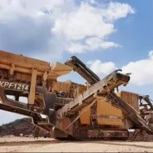 Mobile Impact Crusher Plant XPF1214 AC Motor 317kW Power Max 300t/h Capacity Mining Equipment