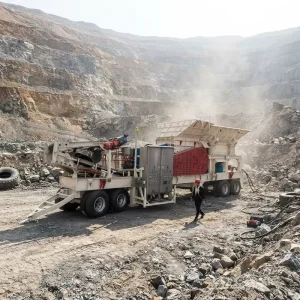Mobile Jaw Crusher Plant with 100t/h Capacity for Mining and Construction Primary Rock Reduction