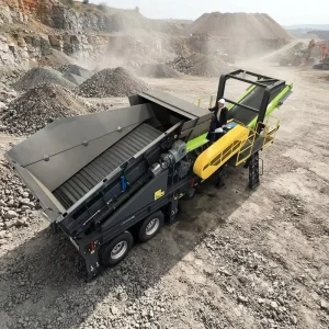 Mobile Jaw Crusher Plant with Screen Customization Capacity PLC Controlled AC Motor for Mining Stone Ore Processing