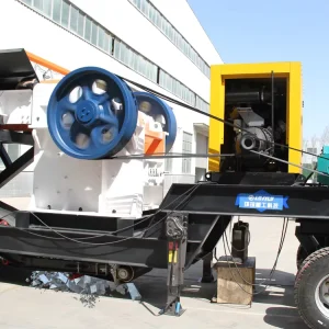 Mobile Jaw Crusher Station Mobile Stone Crusher with Diesel Engine Mini Mobile Crusher