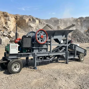 Mobile Jaw Crusher for Uzbekistan Intelligent Portable Stone Crusher for Highway Projects Cone Crusher Rock Impact Crusher