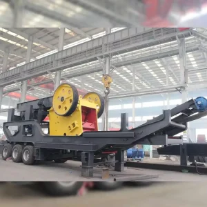 Mobile Jaw Crusher with Conveyor and Screen