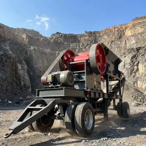 Mobile Jaw Crushing Machine Dual Power Diesel & Electric for Construction Waste Recycling and Granite Rock Cone Crusher