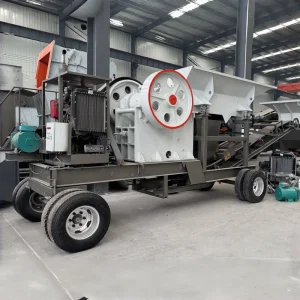 Mobile Jaw Crushing Plant Tire Type Versatile Wheeled Crusher for Mining Aggregate Concrete Recycling
