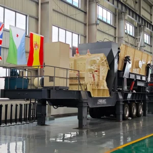 Mobile Jaw Crushing Station 760mm Feed 120 to 650 TPH High Mobility Crusher Plant for Mining and Construction