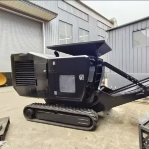 Mobile Mini Crawler Jaw Crusher AC Motor Pump Engine Portable Stone Rock Crushing Machine Concrete Crusher 10-50t/h