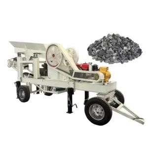 Mobile Mini Stone Breaker Mini Laboratory Concrete Jaw Crusher for Laboratory Machine with 3-20 T/H Small Diesel Engine