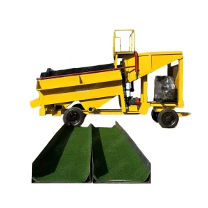 Mobile Mining Equipment Gold Washing Trommel Plant Screen with Eco Friendly Design High Capacity Motor Gear PLC Pump