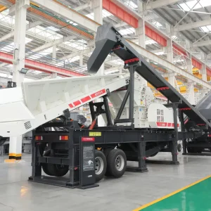 Mobile Pe200x300 Jaw Crusher Machine 90 650t h Capacity PLC Controlled AC Motor Powered for Mining Construction