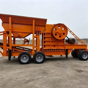 Mobile Rock Crusher Machine Jaw Crusher Mobile Crushing Plant Jaw Concrete Crusher Large Capacity Jaw Crusher Diesel Engine