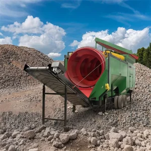 Mobile Rotary Screen MTS2050 Screening Machine Heavy Duty Sand Topsoil Aggregate Processing