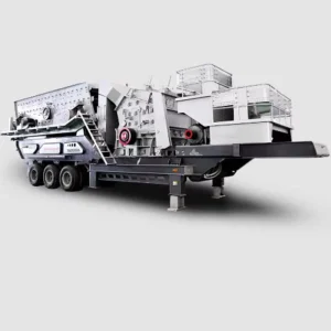 Mobile Sand Making Machine Crusher Plant with AC Motor and Bearing High Productivity 30-400t/h Capacity