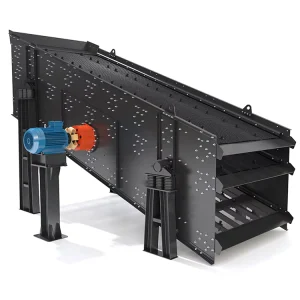 Mobile Sand Screening Machine Mechanical Vibration Portable Vibrating Screen Bearing Motor 30kw Motor 2 Layers