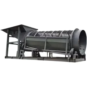 Mobile Shaftless Trommel Screen Portable Gold Ore Washing Drum Sieve for Mineral Separation Plant