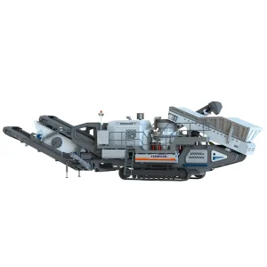 Mobile Stone Crusher Machine 100ton Large Output for Construction Waste Recycling