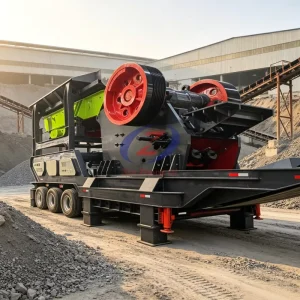 Mobile Stone Crusher Machine with Engine Motor 20-400t/h Capacity on Wheels for Convenient Transport