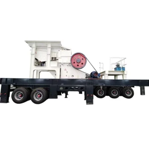 Mobile Stone Crusher with AC Motor and Engine for Mining and Road Construction Durable Granite Small Compact